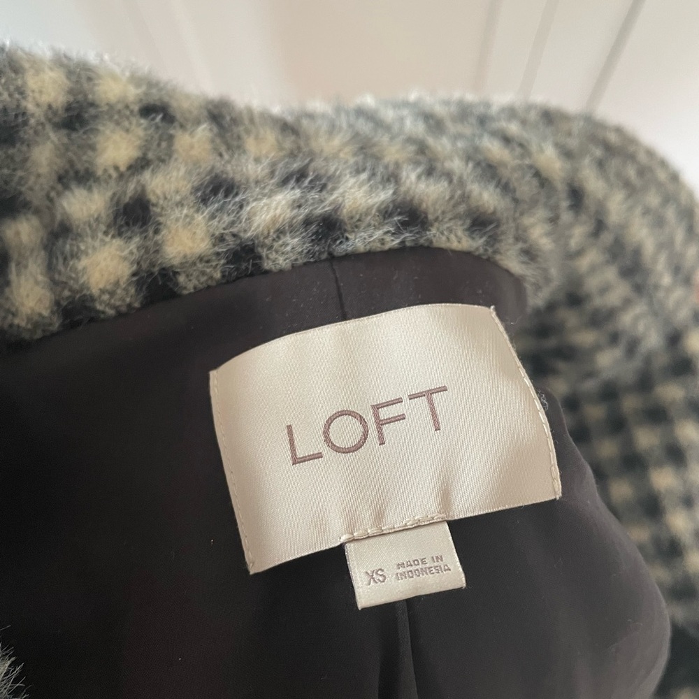 Loft Checked Coat - image 3